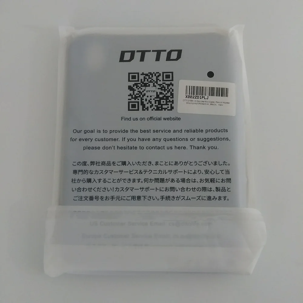 DTTO ipad Mini 6th Gen Double-Fold Case Electronic Shockproof Protect Cover NWT